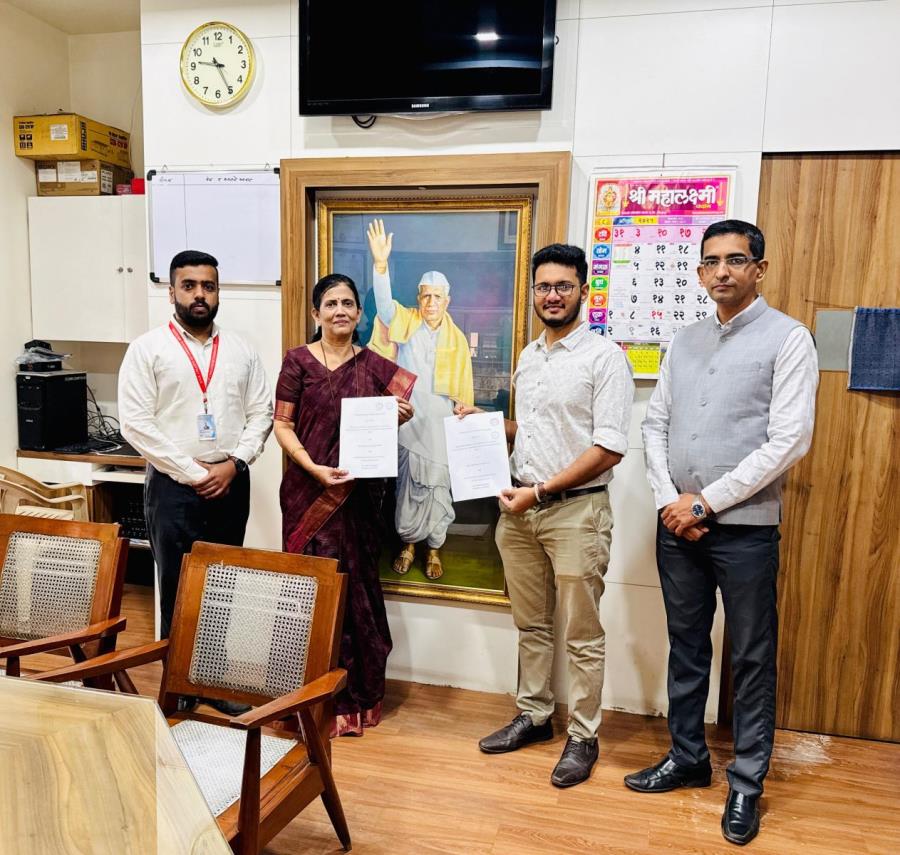 M.Com Department: MOU with Niraj Bhumkar & As